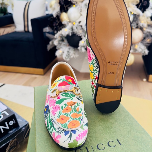 Gucci Ken Scott Jordaan Floral Print Loafer - Picture 5 of 10